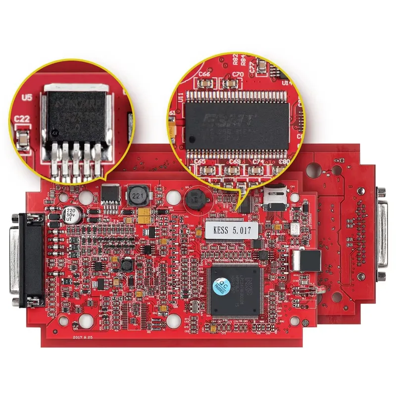 Ecu Programmer Kess V2 - Kess V2 V5.017 V2.80 레드 보드