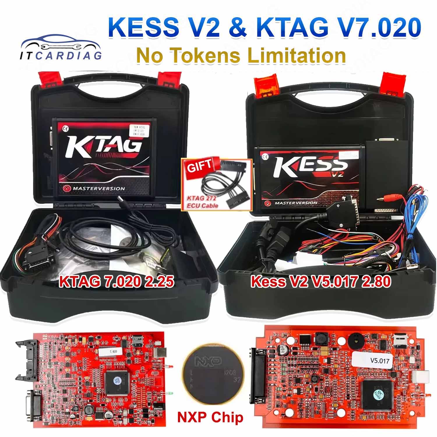 Ktag Ecu Tuning Tool - 토큰 없음 KESS V2 KTAG V7.020
