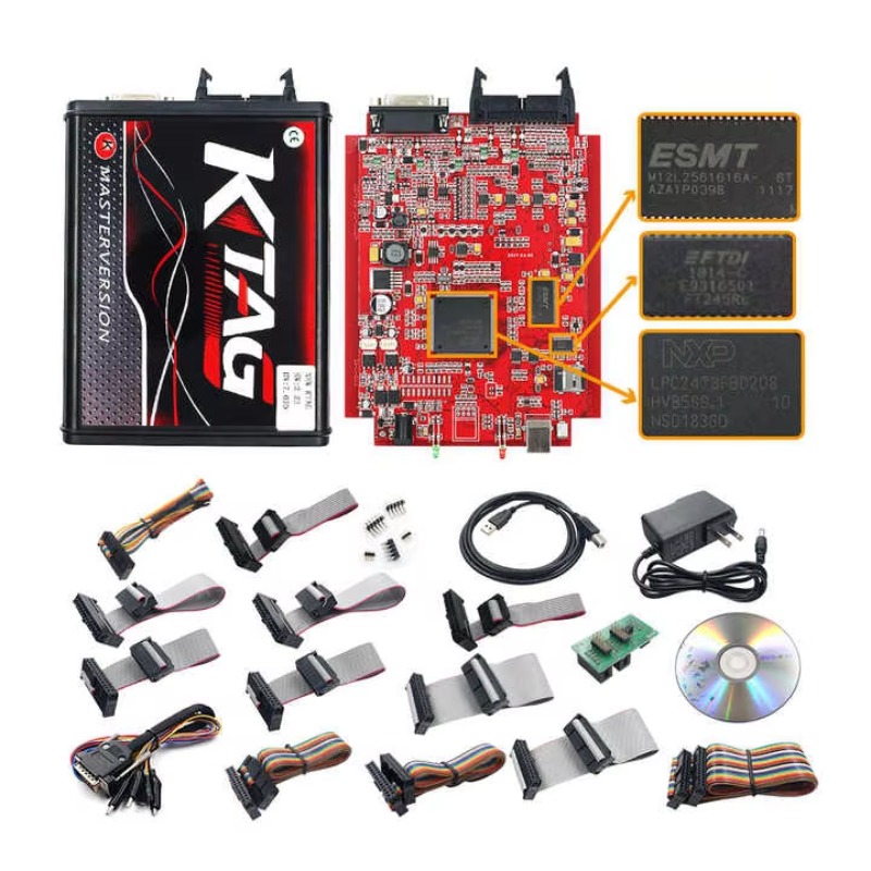 레드 PCB KTAG V7.020 V2.25 ECU 칩 - Ktag Ecu Tuning Tool 리뷰 및 가격