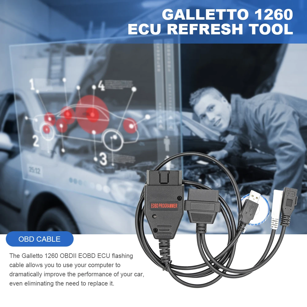 갈레토 1260 ECU 칩 튜닝 도구 OBD2 자동차  - Ecu Chip Tuning Tool Obd 리뷰 및 가격
